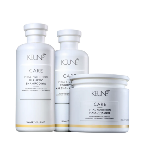 Kit Shampoo Condicionador e Mascara Vital Nutrition - Keune