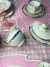 conjunto de chá e bolo em porcelana tcheca