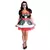 Fantasia Caveira Mexicana Vestido Adulto Locação - comprar online