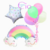 Kit Balão Arco íris Aniversário Infantil Princesa Bouquet de Balão - comprar online