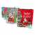 Kit 5 Sacola Para Presente Natalina Reforçada 18x23cm Natal Com Glitter Luxo Sortidas - comprar online