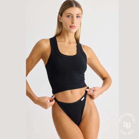 Pack x3 - Less de algodón & lycra con tiras regulables. (4100-BRI)