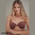 Imagen de Conjunto light soft strapless con aro y accesorio V, seamless, con colaless de microfibra (E2067-AND)