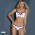 Conjunto de microfibra estampada. Corpiño push up soft con dije personalizado. Colaless. (5378-LAR) en internet