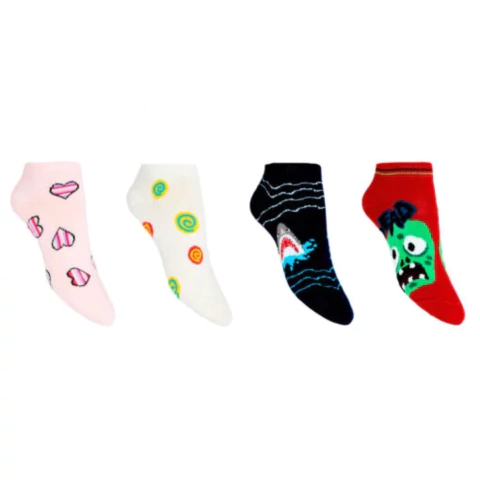 Soquetes Niñas Estampados - (Unisex) (2500/1-COA)