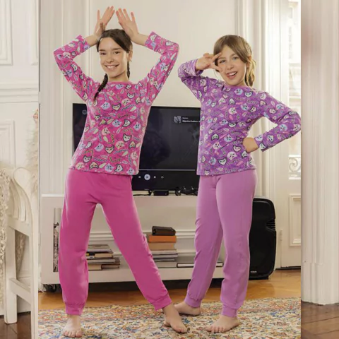 Pijama nena combinado gatitos (567/2-PIA)