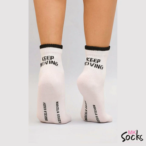 Medias tobilleras de dama con motivos surtidos (64102-MKS)