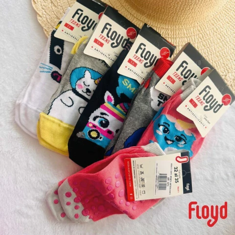 Soquete ANTIDESLIZANTE Diseños Surtidos (63-FLO)