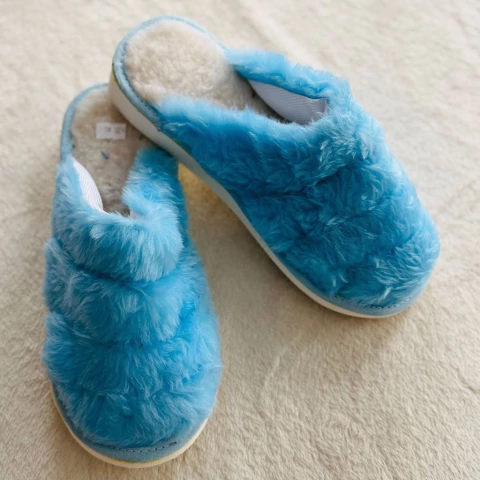 Pantufla de mujer para invierno. Doble canelón (7-PAN) - comprar online