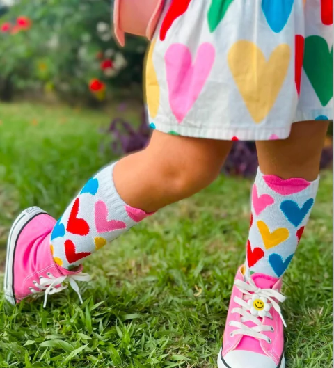 meia cano alto- love colors - comprar online