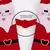 meia papai noel mãozinhas dadas - comprar online