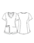 Filipina Qx. HeartSoul HS693 - UNIFORMES MAGDA