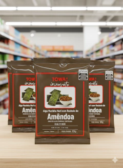 NANTONG SNACK DE ALGAS SB AMENDOA 6,5GX60 (PACOTE) - comprar online