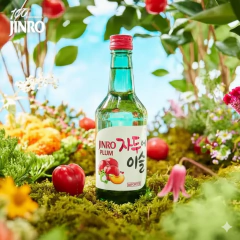 DESTILADO SOJU JINRO AMEIXA 13,0% 360ML C/20 - comprar online