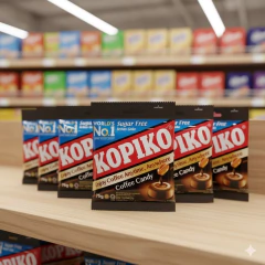 KOPIKO BALA DE CAFE SEM ACUCAR SUGAR FREE 75GX48 - comprar online