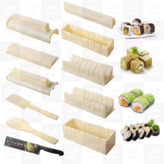 KIT UTENSÍLIOS SUSHI CAIXA C/10 PEÇAS + FACA