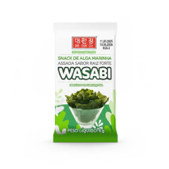 SNACK DE ALGA SABOR WASABI OKAZUNORI 4G - TOKYO FOODS