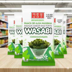 SNACK DE ALGA SABOR WASABI OKAZUNORI 4G - TOKYO FOODS - comprar online