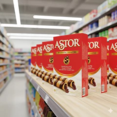 ASTOR WAFER C/ RECHEIO SABOR CHOCOLATE 40GX36 - comprar online