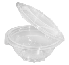 RECIPIENTE MEI-110L 300ML TRANSP. C/TAMPA C/100 UN