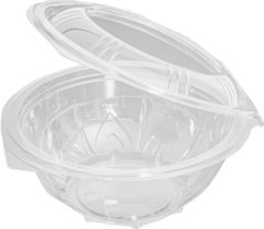 RECIPIENTE MEI-160L 900ML TRANSP. C/TAMPA C/50 UNI