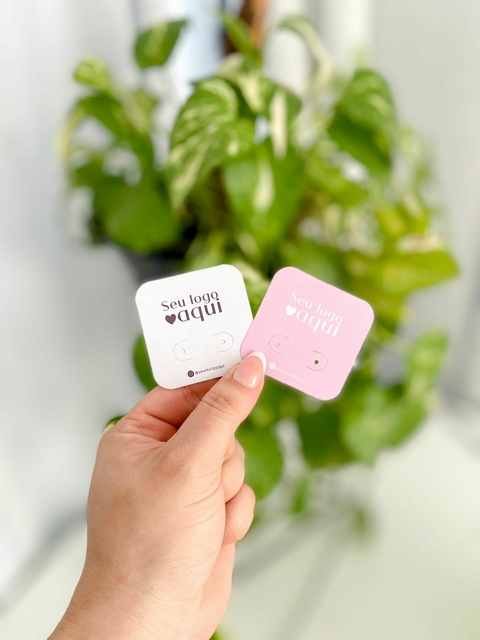 Tag cartela acessórios personalizado - 5x5