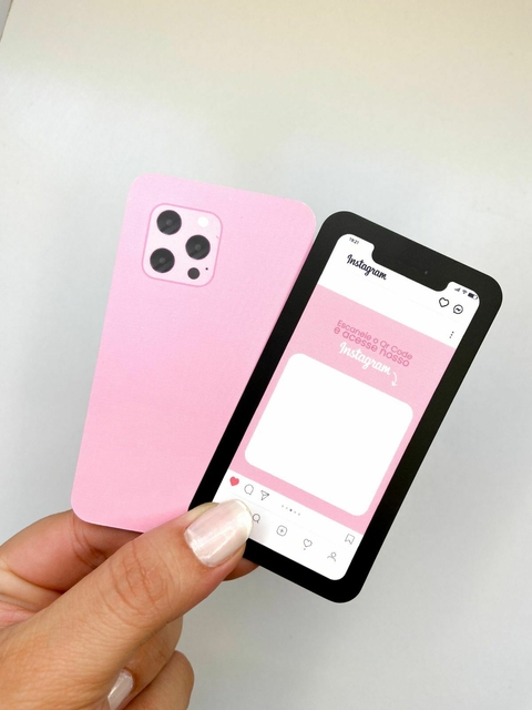 Cartão feed com Qr code