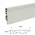Rodapé PVC 10cm Branco Frisado - Barra de 2m na internet