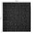 KIT 10 PLACA 3D AUTOADESIVA ESPUMA PRETO 77X70CM TIJOLINHO