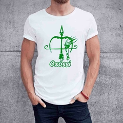 Camiseta Escudo Oxóssi - Umbanda Candomblé - Unissex