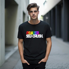 Camiseta Preta Prazer seu crush - ORGULHO - LGBT na internet