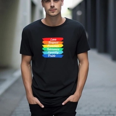 Camiseta Preta Orgulho - LGBT na internet