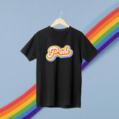 Camiseta Preta Pride - ORGULHO - LGBT - Unissex na internet