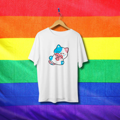 Camiseta Gato Transgender - ORGULHO - LGBT - Lojas Áurea