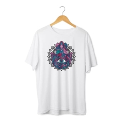 Camiseta Mão de Hamsá Mandala - Linha Zen na internet