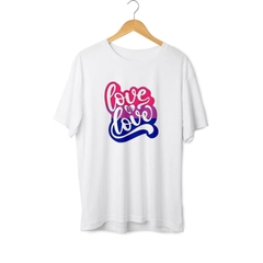 Camiseta Love is Love Bisexual - ORGULHO - LGBT - comprar online