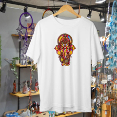 Camiseta Ganesha Colorido - Hinduísmo - Linha Zen - Lojas Áurea