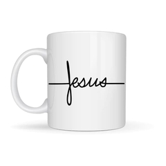 Caneca Porcelana - Jesus l - Cristã - comprar online