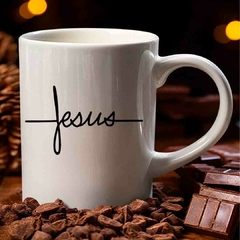 Caneca Porcelana - Jesus l - Cristã