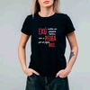 Camiseta Preta Frase Exú - Umbanda Candomblé - Unissex