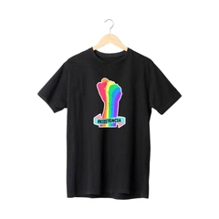 Camiseta Preta Mão da Resistência - ORGULHO - LGBT - comprar online