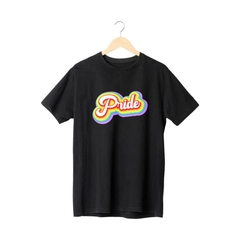 Camiseta Preta Pride - ORGULHO - LGBT - Unissex - comprar online