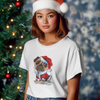 Camiseta Feliz Natal Pug Noel