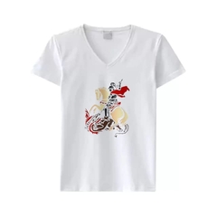 BabyLook São Jorge Colorido - Umbanda Candomblé - Camiseta Feminina - comprar online