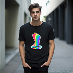 Camiseta Preta Mão da Resistência - ORGULHO - LGBT na internet