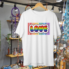 Camiseta Love - Bandeira Orgulho - LGBT - Lojas Áurea