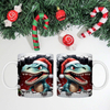 Caneca Porcelana de Natal 6 - Presente Natalino