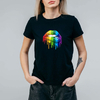 Camiseta Preta Boca - Bandeira Orgulho - LGBT