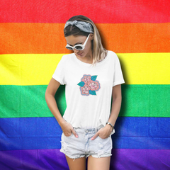 Camiseta Flor Transgender - ORGULHO - LGBT