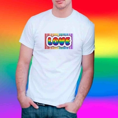 Camiseta Love - Bandeira Orgulho - LGBT na internet